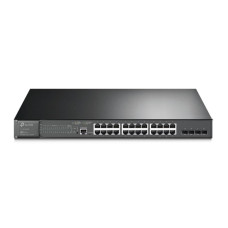 Коммутатор TP-Link TL-SG3428MP (24xGE PoE+, 4xSFP, 1xconsole, 1xmicroUSB console, Omada, L2, max PoE 384W)