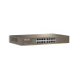 Коммутатор TENDA TEF1016D 16port 10/100, неуправляемый, мет корпус