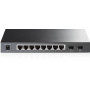 Коммутатор TP-LINK TL-SG2210P (8xGE PoE+, 2xSFP, web smart, max PoE 55W)