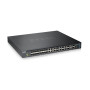 Коммутатор ZYXEL XS3800-28 (XS3800-28-ZZ0101F) (4x10GE, 8x10GE/SFP+, 16xSFP+, стекируемый (до 4), 2 источника питания AC, L3 Lite)