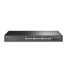 Коммутатор TP-Link TL-SG3428X (24xGE, 4x10GE/SFP+, L2, 19" 1U)