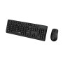 Комплект (клавіатура, миша) бездротовий Rapoo X1500 Wireless Black