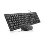 Комплект (клавіатура, мишка) REAL-EL Kit 511 Black