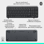 Комплект (клавіатура, миша) бездротовий Logitech MK250 Graphite (920-013823)