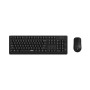 Комплект (клавіатура, миша) бездротовий Rapoo X1500 Wireless Black