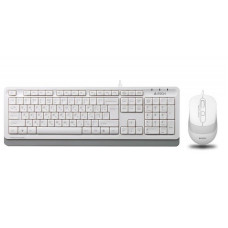 Комплект (клавиатура, мышь) A4Tech F1010 White USB