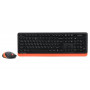 Комплект (клавиатура, мышь) беспроводной A4Tech Bloody FG1010 Orange USB