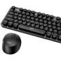 Комплект (клавіатура, мишка) бездротовий Hoco DI25 Palladis Black (DI25B)