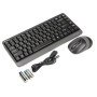 Комплект (клавіатура, миша) бездротовий A4Tech FG1110 Grey