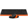 Комплект (клавиатура, мышь) беспроводной A4Tech Bloody FG1010 Orange USB