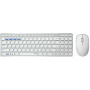 Комплект (клавіатура, мишка) Rapoo 9300M Wireless White