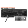 Комплект (клавіатура, миша) REAL-EL Standard 504 Kit Black (EL123100037)