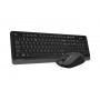 Комплект (клавиатура, мышь) беспроводной A4Tech FG1012 Black USB