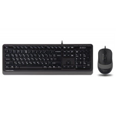Комплект (клавиатура, мышь) A4Tech F1010 Black/Grey USB