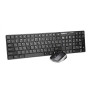 Комплект (клавиатура, мышь) беспроводной REAL-EL Comfort 9010 Kit Black USB