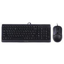 Комплект (клавиатура, мышь) A4Tech F1512 Black USB