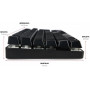 Комплект (клавиатура, мышь) Motospeed CK888 Outemu Red (mtck888mr) Silver/Black USB