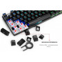 Комплект (клавиатура, мышь) Motospeed CK888 Outemu Red (mtck888mr) Silver/Black USB