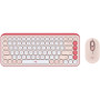 Комплект (клавіатура, миша) бездротовий Logitech Pop Icon Combo Rose (920-013142)