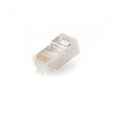 Коннектор RJ 45 Cablexpert (PLUG5SP/10) экранированный, с золоченными контактами (10 шт/уп)