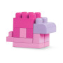 Конструктор Mega Bloks рожевий у мішку 60 деталей (DCH54)