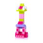 Конструктор Mega Bloks рожевий у мішку 60 деталей (DCH54)