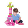 Конструктор Mega Bloks рожевий у мішку 60 деталей (DCH54)