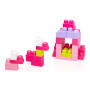 Конструктор Mega Bloks рожевий у мішку 80 деталей (DCH62)
