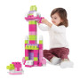 Конструктор Mega Bloks рожевий у мішку 80 деталей (DCH62)