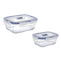 контейнер LUMINARC PURE BOX ACTIVE /НАБІР/прямокут./380 мл.820 мл. (P7644)