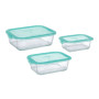 контейнер LUMINARC KEEP'N BOX /НАБІР/прямокут./380+820+1220 мл.+Bag (P6634)