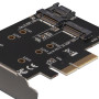 Контроллер Frime (ECF-PCIEtoSSD001.LP) PCI-E-M.2 (B&M Key) NGFF