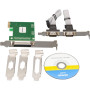 Контроллер Frime AX99100 (ECF-PCIto2S1PAX99100.LP) PCI-E-2xRS232+1xLTP