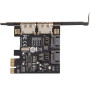 Контроллер Frime ASM1061 (ECF-PCIEto2.2SATAIII.LP) PCI-E-2xеSATA+2xSATA III