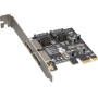 Контроллер Frime ASM1061 (ECF-PCIEto2.2SATAIII.LP) PCI-E-2xеSATA+2xSATA III