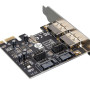 Контроллер Frime ASM1061 (ECF-PCIEto2.2SATAIII.LP) PCI-E-2xеSATA+2xSATA III