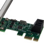 Плата расширения Frime (ECF-PCIEtoSATAIII003.LP) PCI-E-2хSATAIII 2 внутр. канала, ASM1061