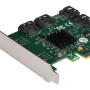 Плата расширения Frime (ECF-PCIEto4SATAIII002) PCI-E-4хSATAIII, 88SE9215