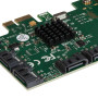 Плата расширения Frime (ECF-PCIEto4SATAIII002) PCI-E-4хSATAIII, 88SE9215
