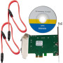 Плата расширения Frime (ECF-PCIEto4SATAIII002) PCI-E-4хSATAIII, 88SE9215
