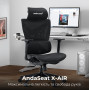 Крісло для геймерів Anda Seat X-Air Mega Size XL Mesh Gray Twilight (AD-WY-01-GGSP)