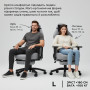 Крісло для геймерів Anda Seat Luna Pro Size L Gray (AD18T-44-G-F)