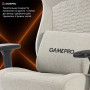 Крісло для геймерів GamePro GC760LG Fabric Light Gray