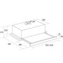 Вытяжка кухонная Pyramida TL 60 (1100) FG IX WH
