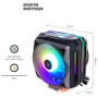 Вентилятор QUBE Кулер проц. QB-OL1100 (120mm/3pin/6 тепл. тр/ARGB)
