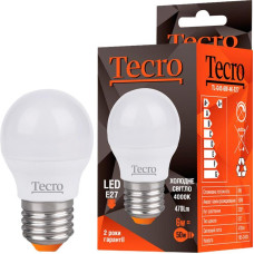 Лампа LED Tecro TL-G45-6W-4K-E27 6W 4000K E27