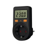Енергометр цифровий (W/V/A/C/KWh) СolorWay для розетки (16A/3680W) (CW-VM16-01D)