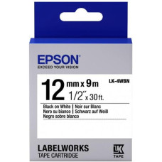 Лента для принтера этикеток Epson LK4WBN (C53S654021)