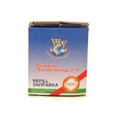 Лента к принтерам 13мм*12М Refill STD Black*1шт (п/м) WWM (R13.12SR)