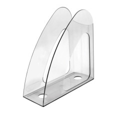 Лоток для бумаг Delta by Axent vertical, 24х9х24см, clear (D4014-27)